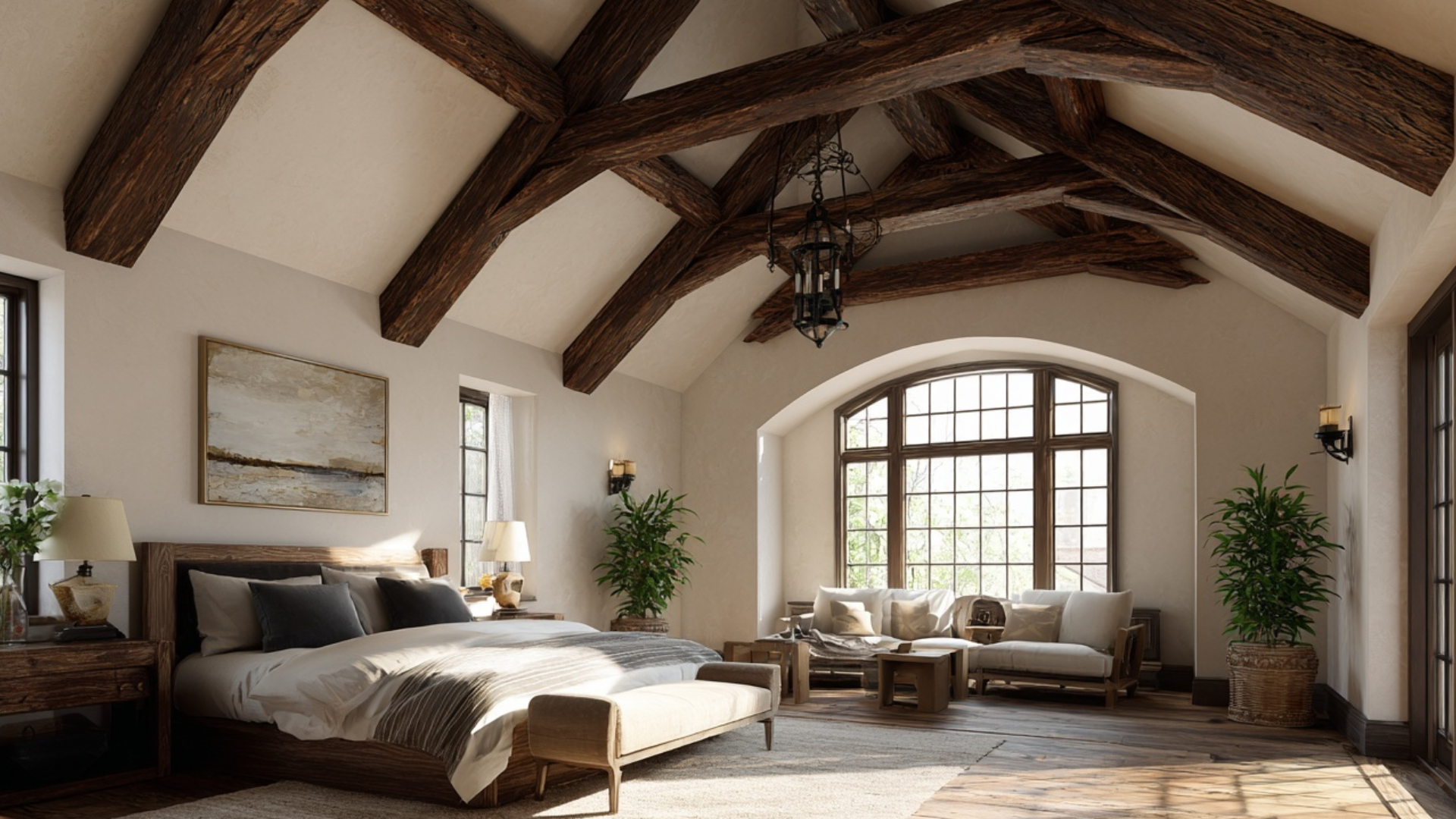 3 install heavy wooden beams