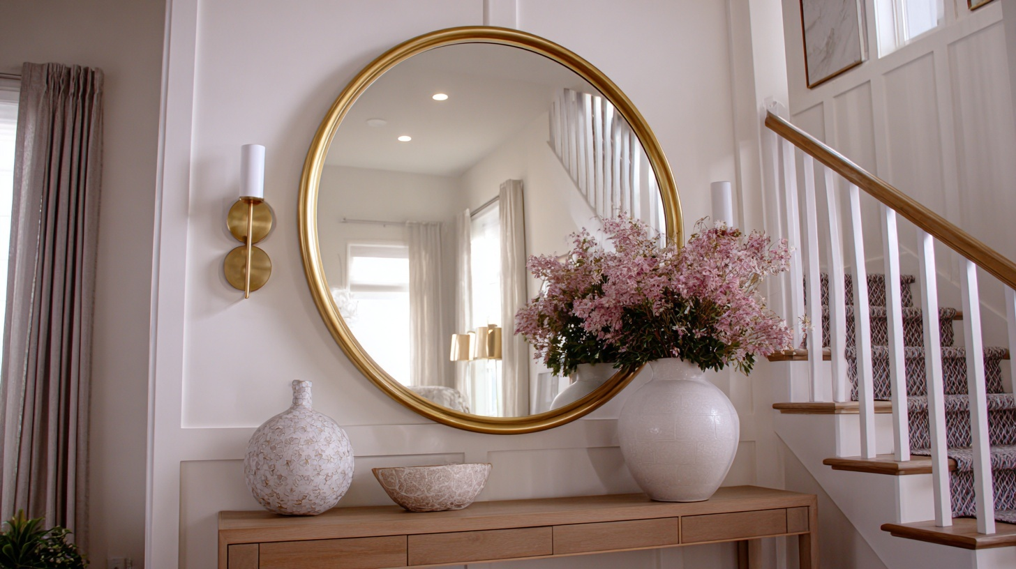 Hang a Round or Rectangular Mirror