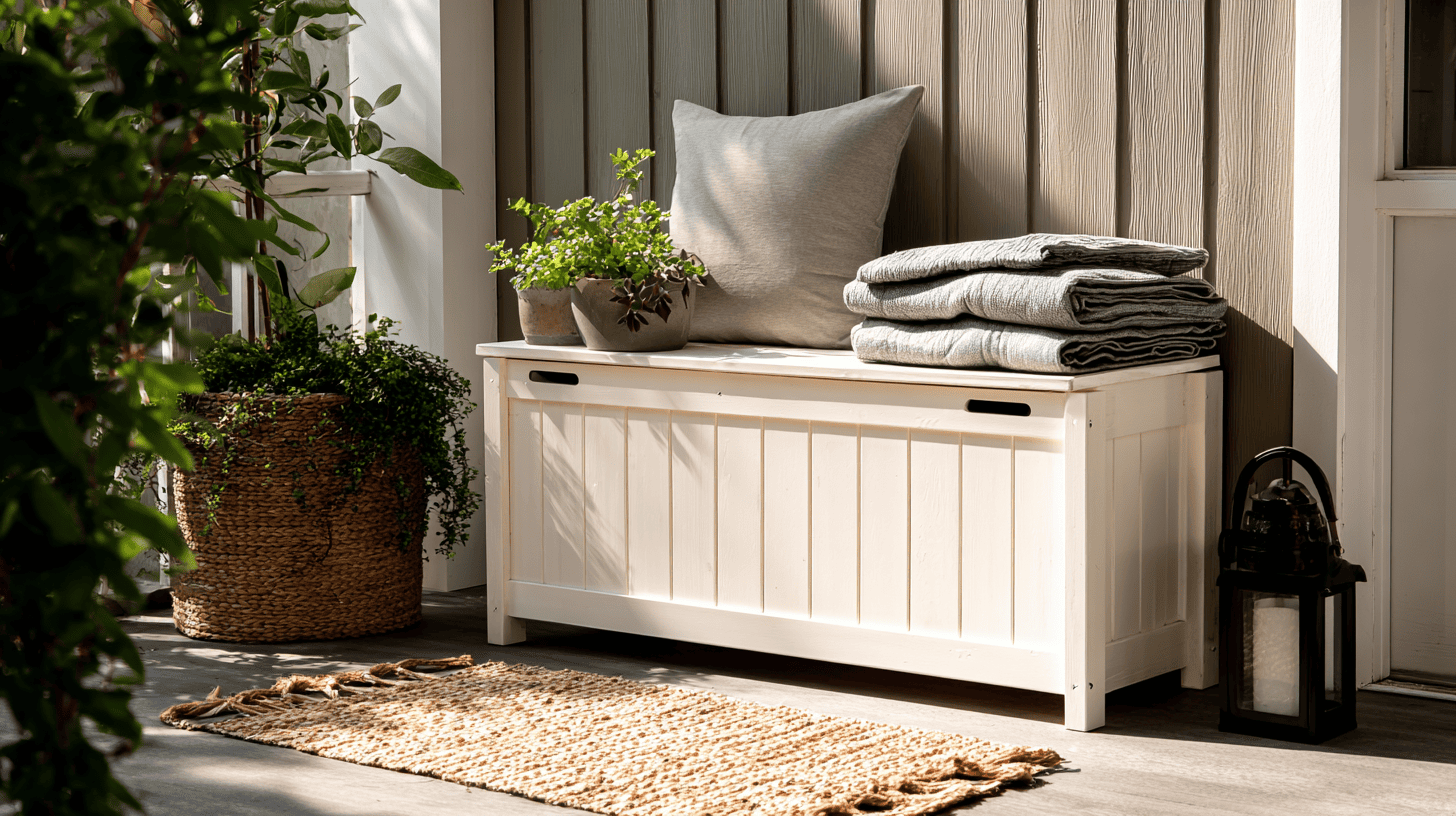 add a simple bench with storage