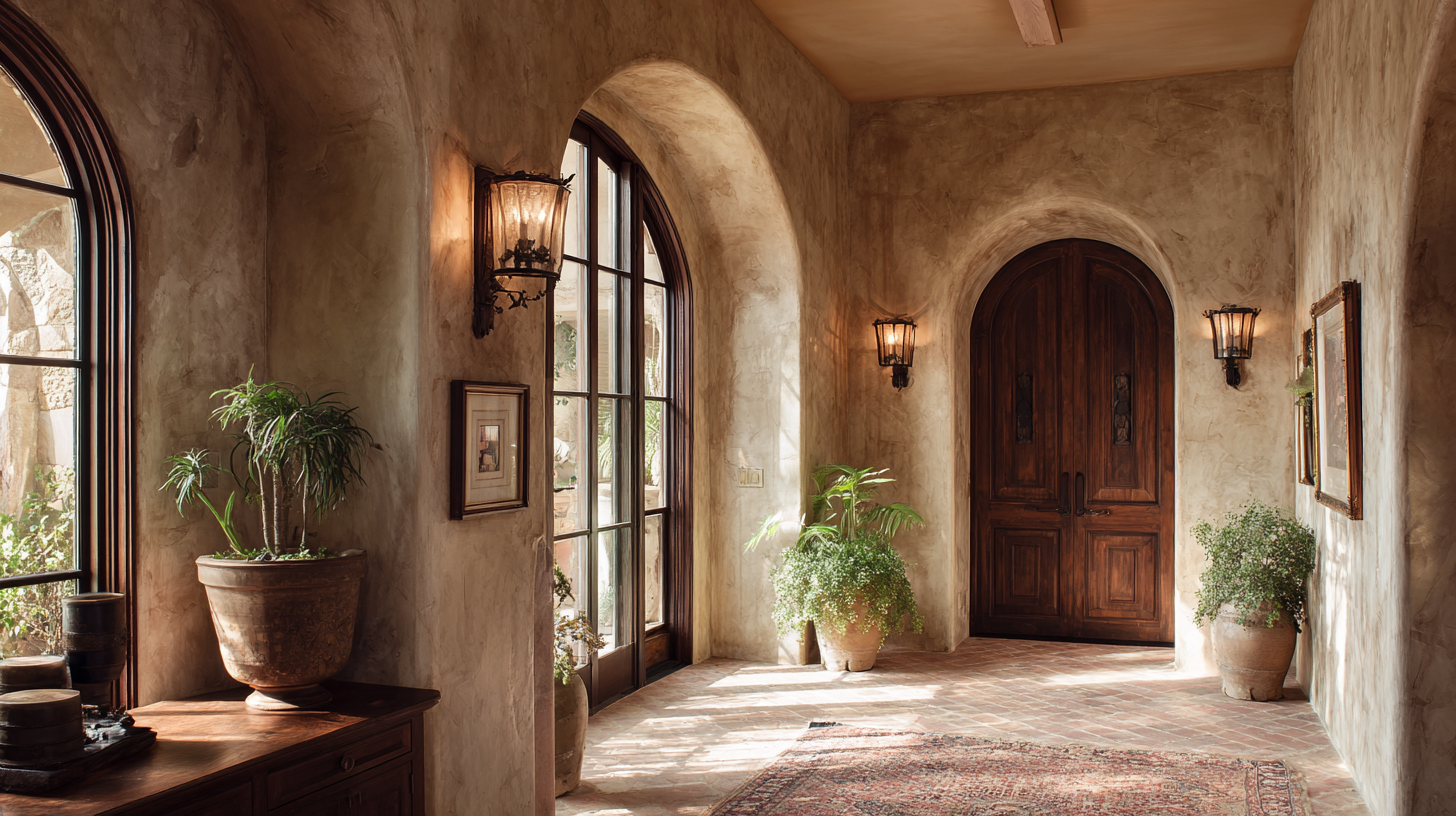 arched doorways and windows