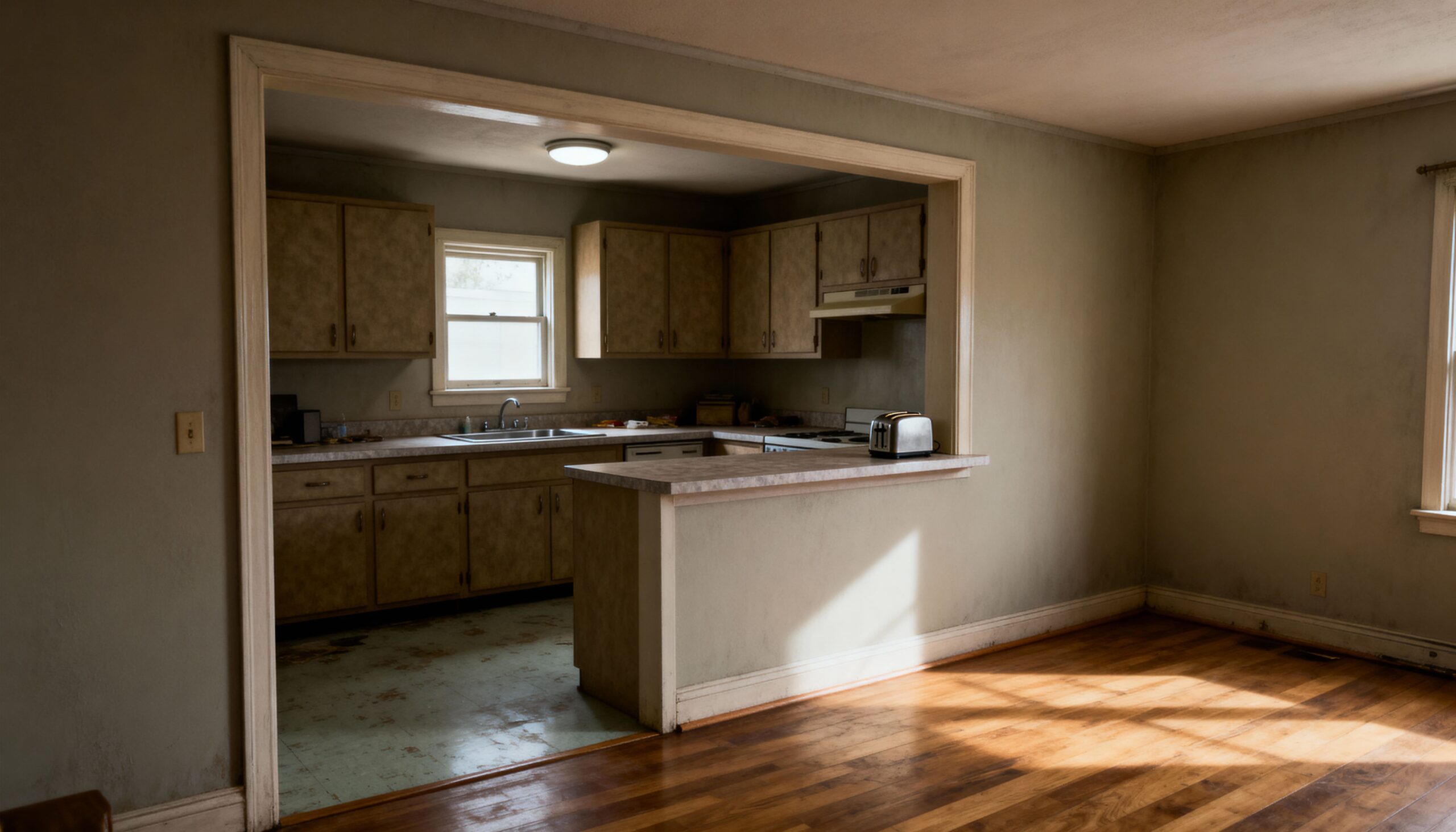 before closed kitchen