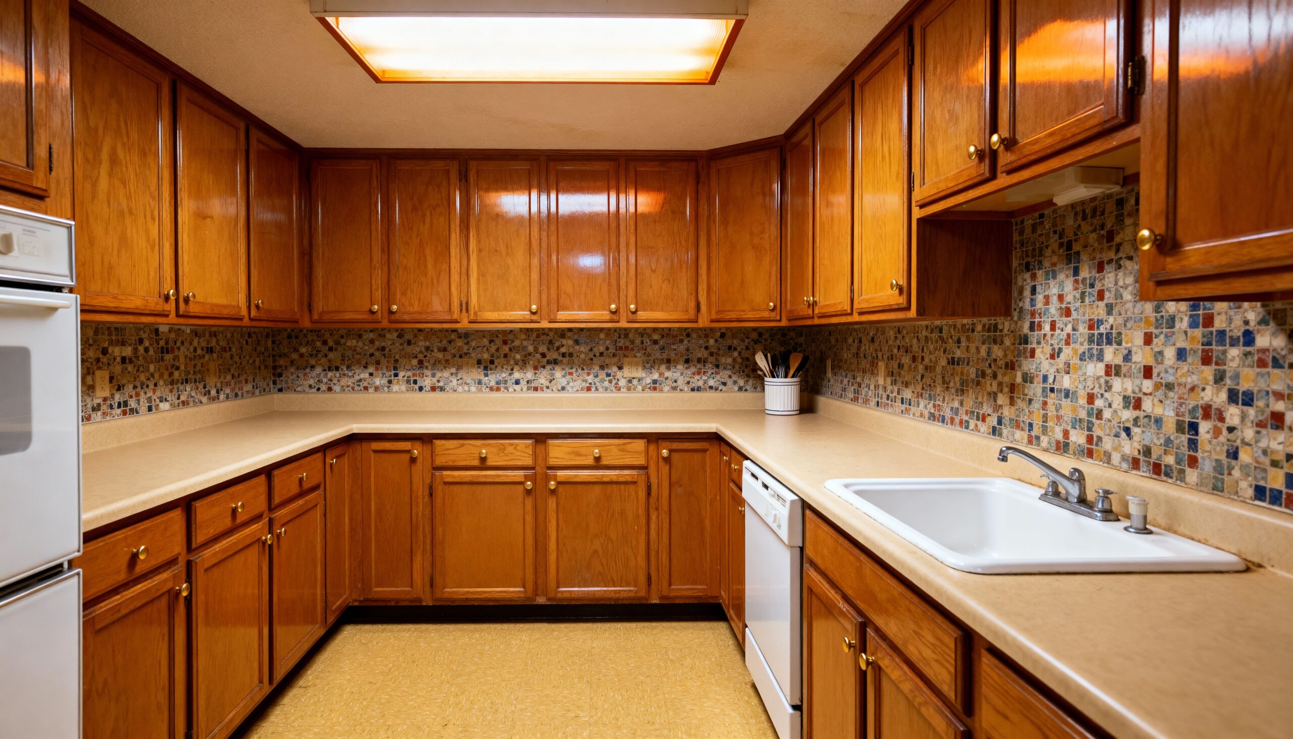 before laminate counters