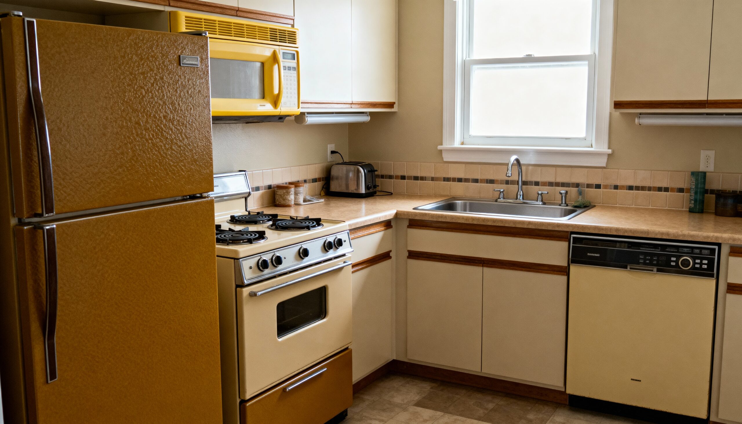 before outdated appliances