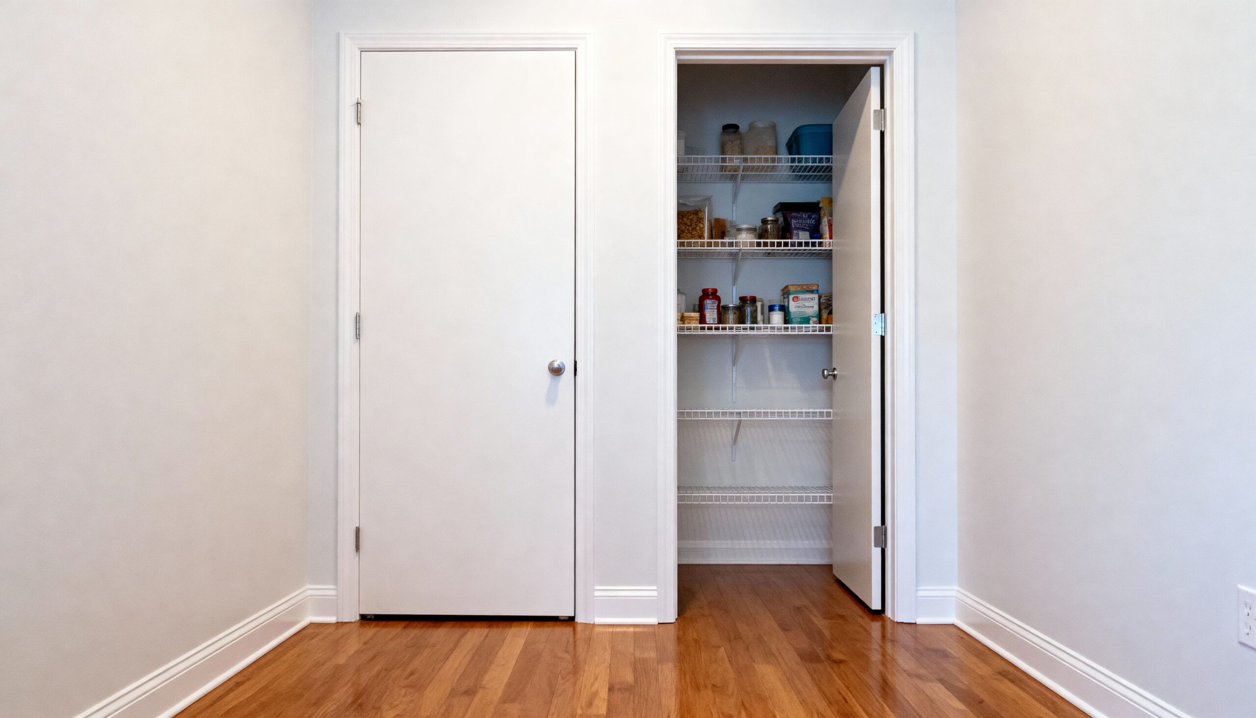 before pantry closet