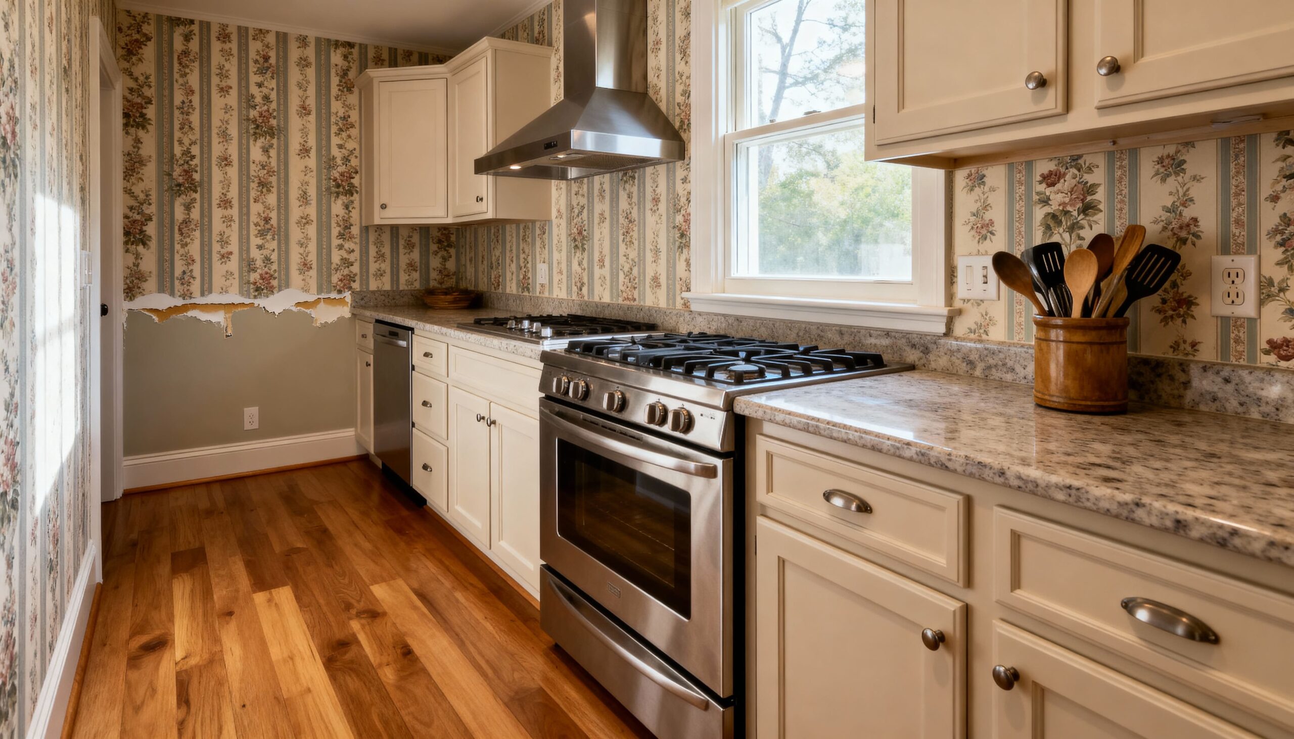 before wallpaper removal