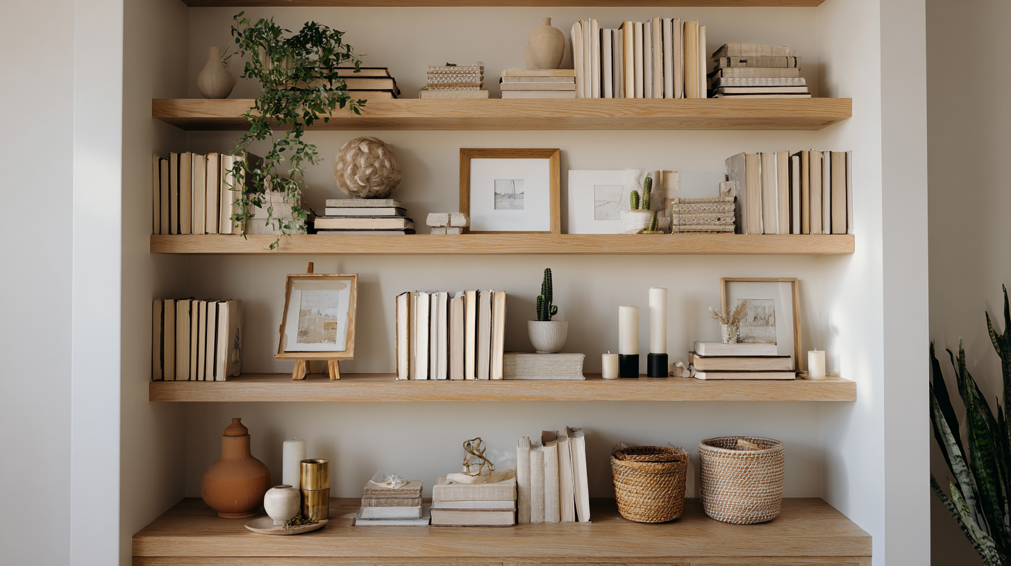 bookshelf styling