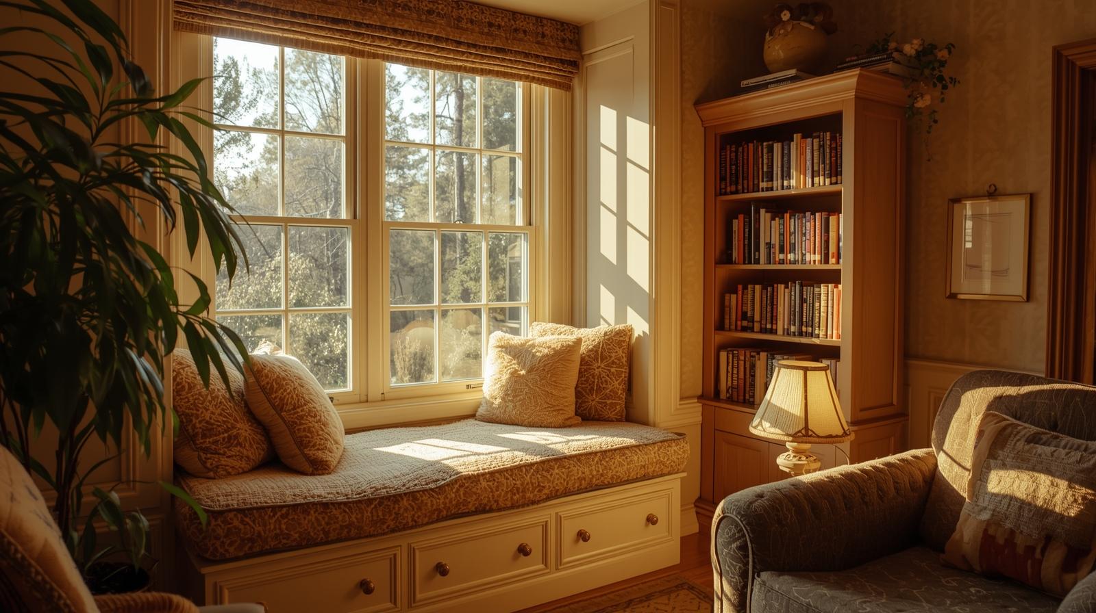 build a window seat reading zone