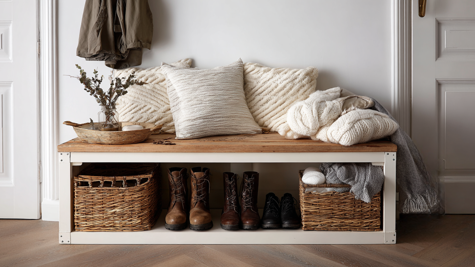 built in storage benches