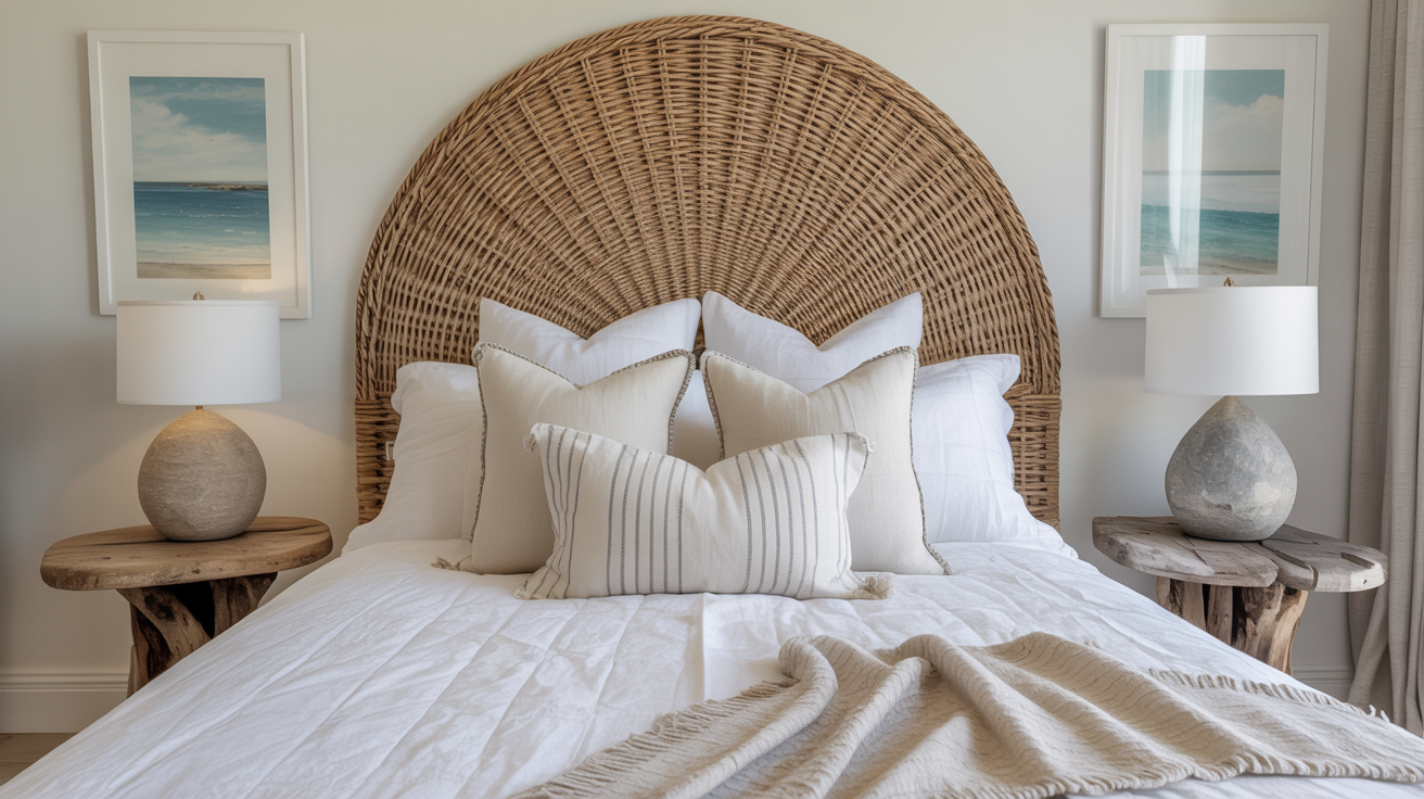 canopy or rattan headboards