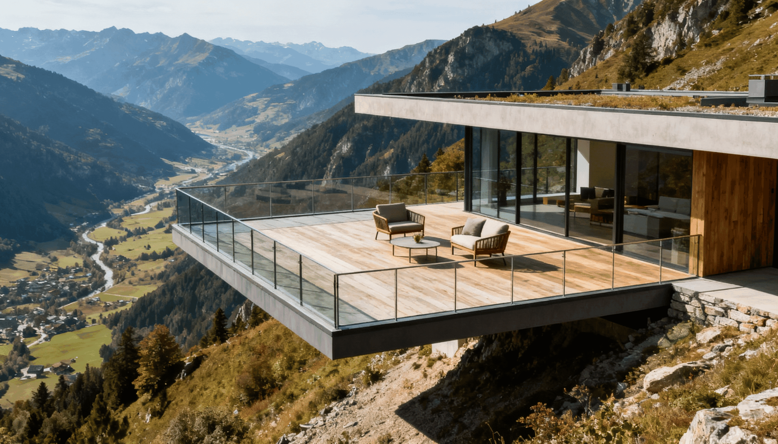 cantilever deck constructions