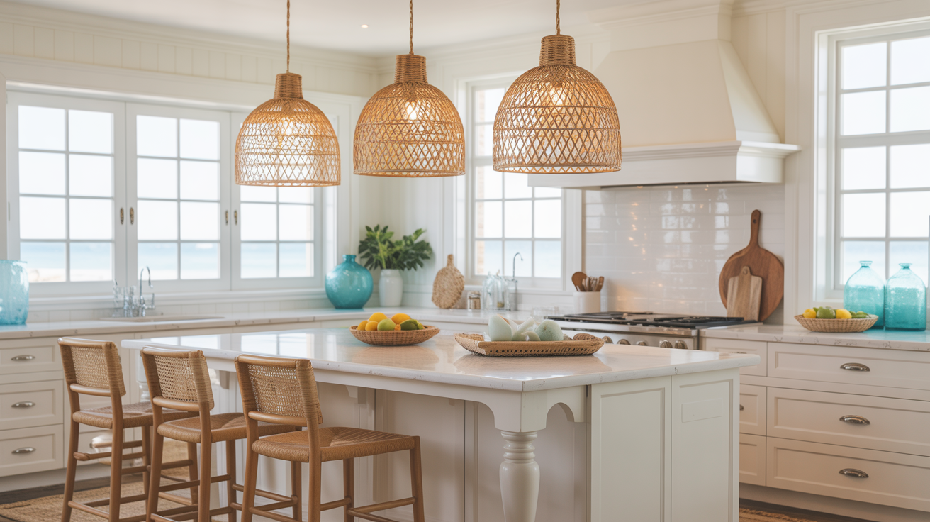 coastal inspired pendant lighting