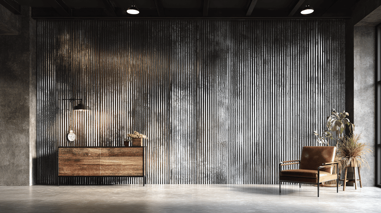 corrugated metal panels