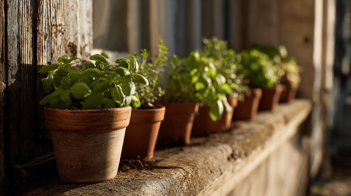 create a mini herb garden