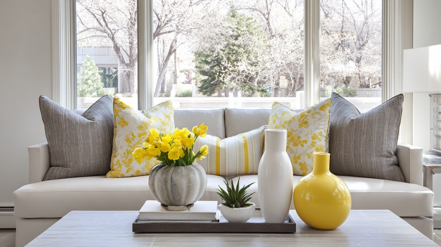 create contrast with neutrals and brights