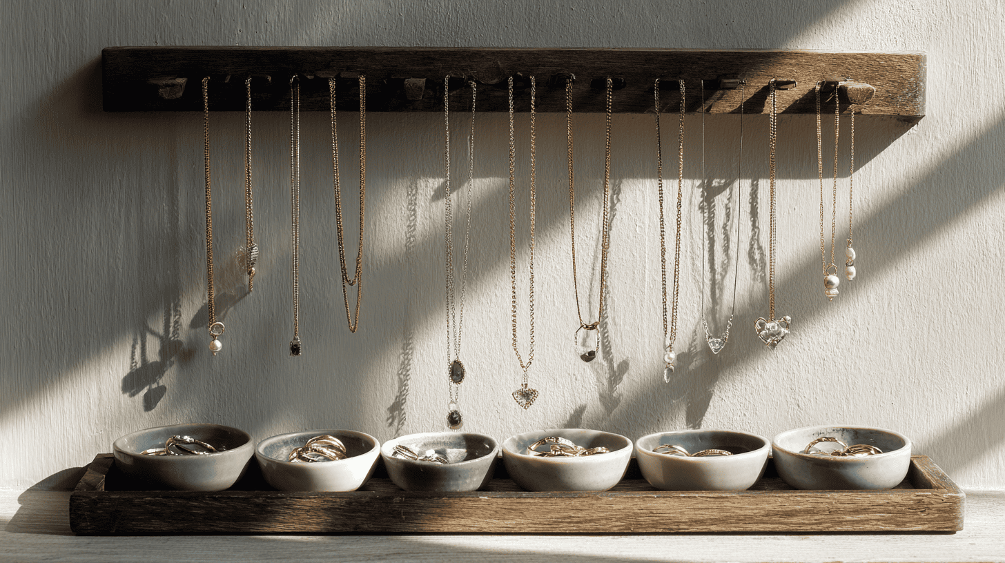 decorative jewelry display