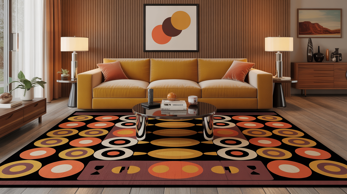 funky geometric rugs