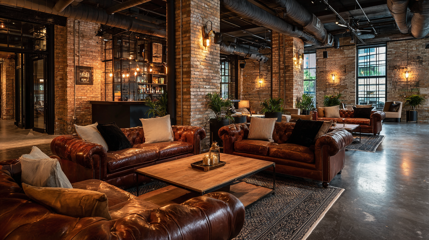 industrial chic hotel design