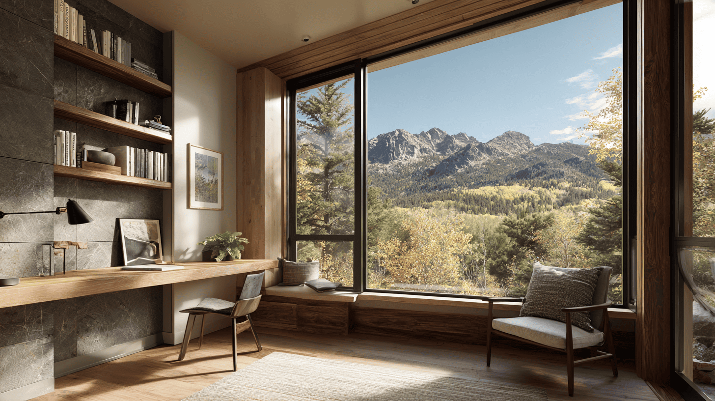 inspiring mountain home office spaces