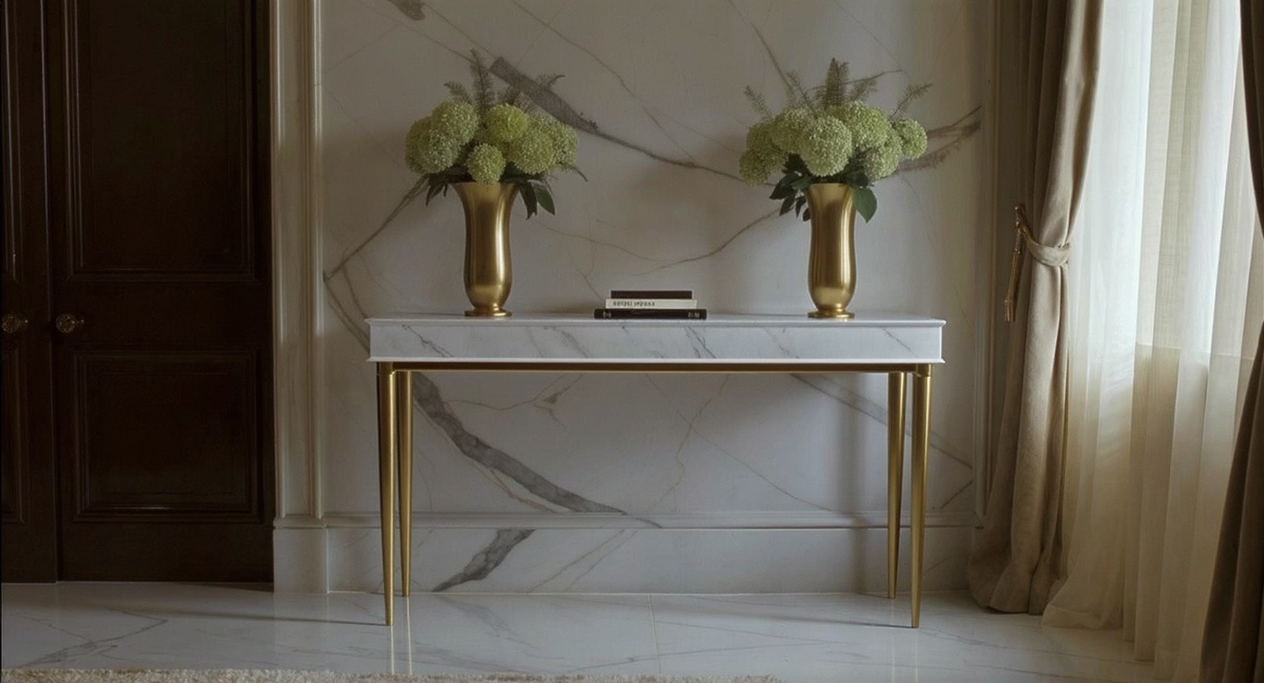 install a statement console table