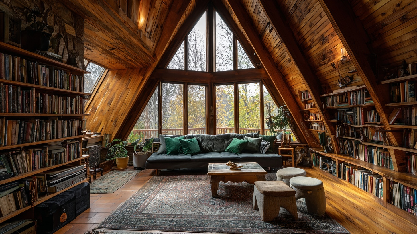 install floor to ceiling bookcases
