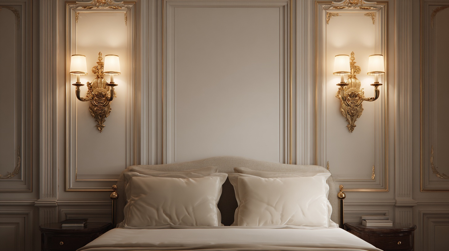 install sconces on either side of the bed