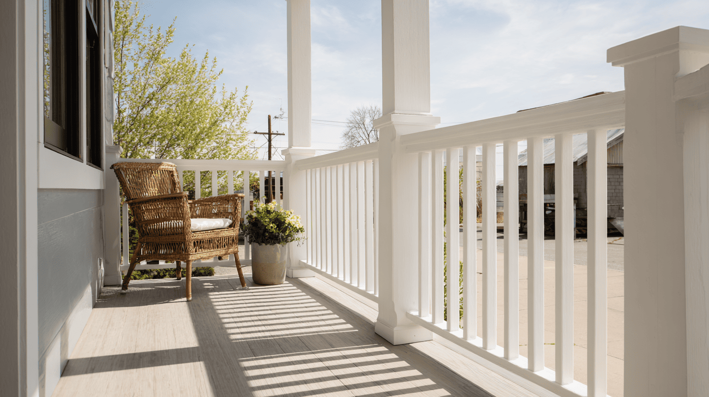 install simple porch railings
