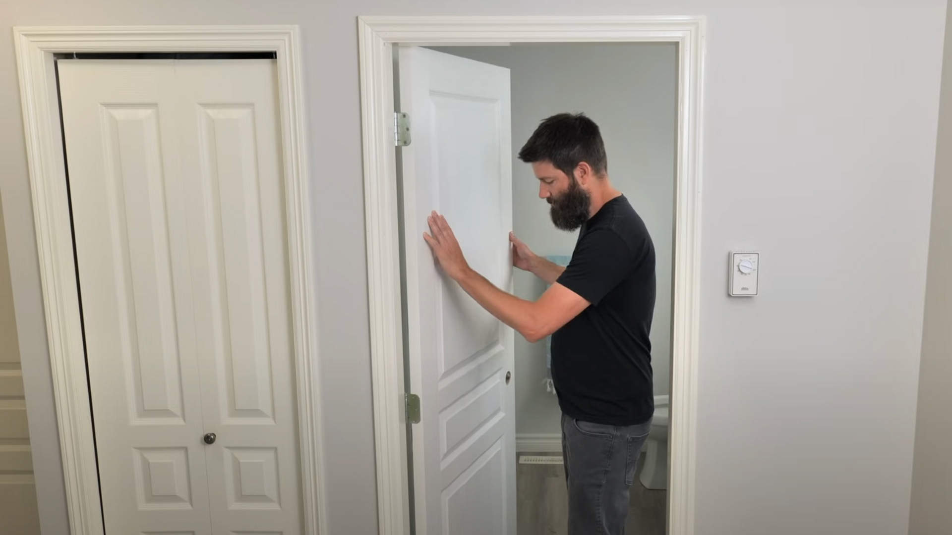 keep the door on the hinges