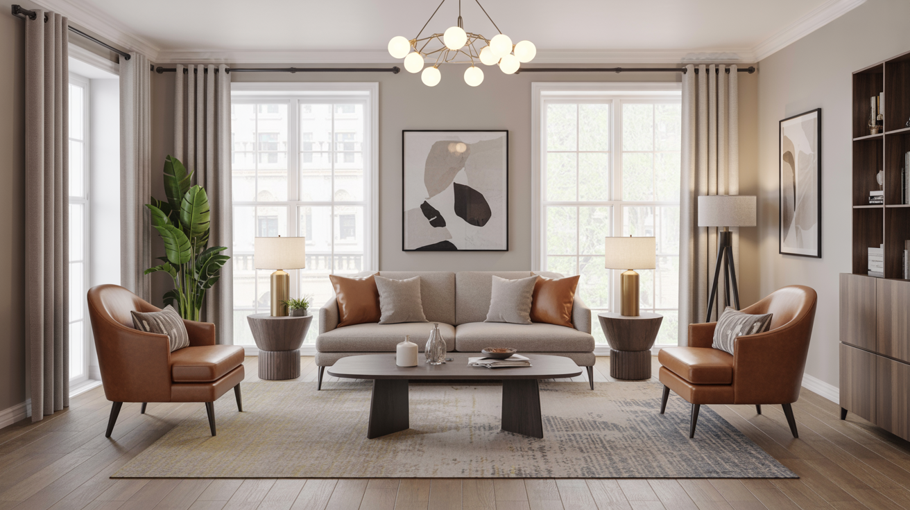 living room furniture layout