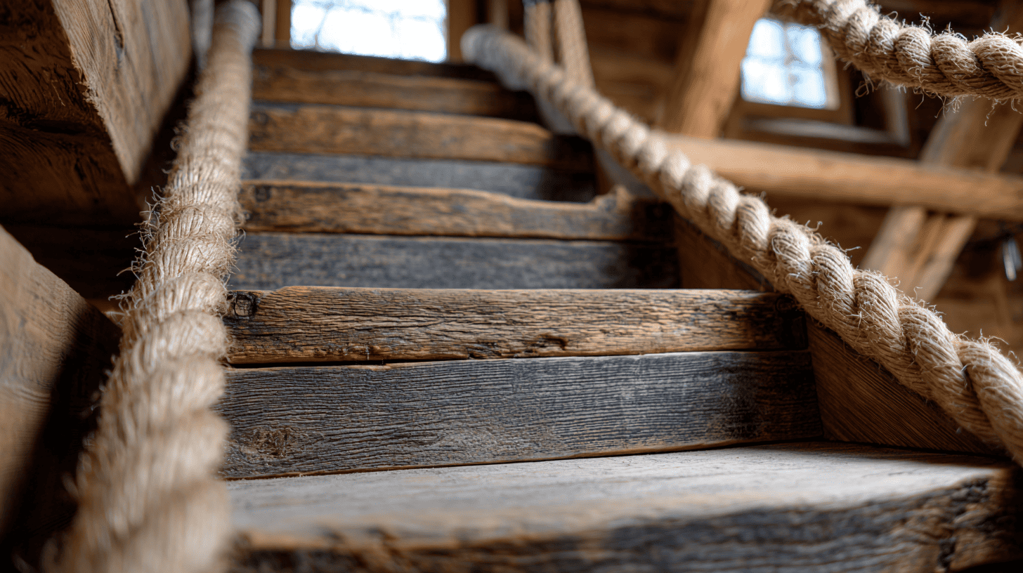 marine rope handrails