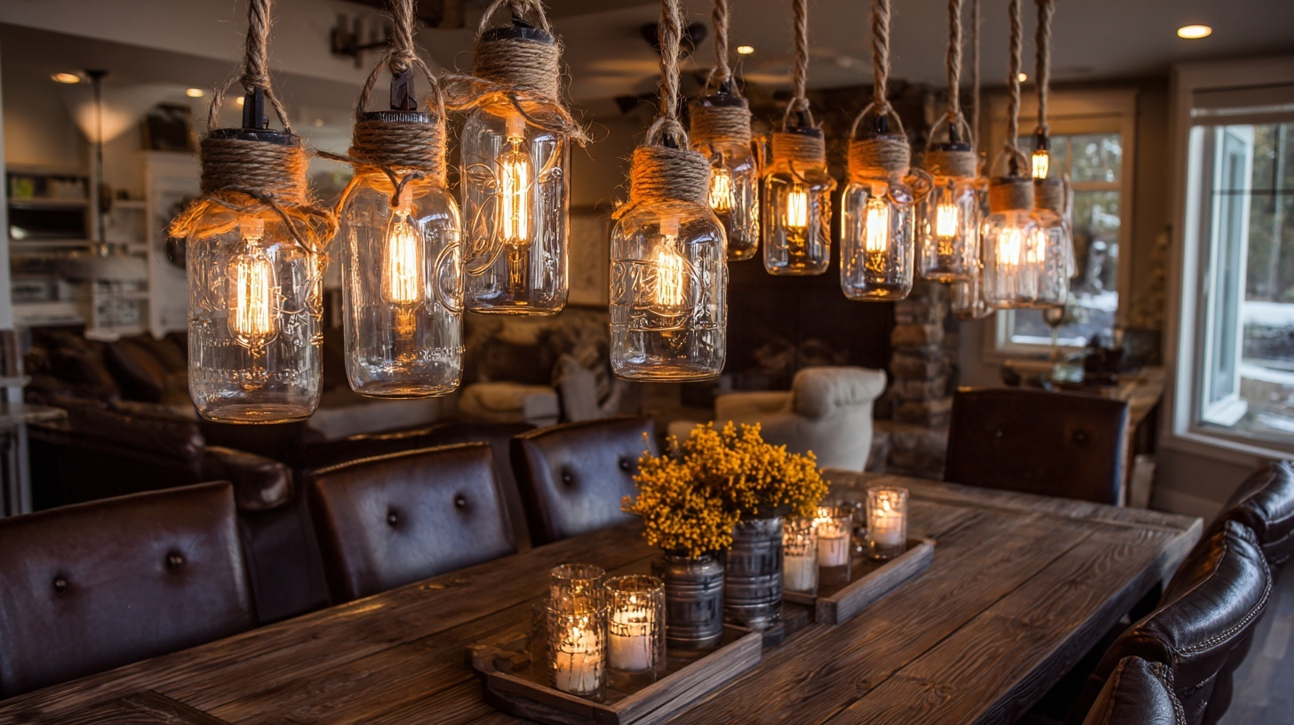 mason jar lighting