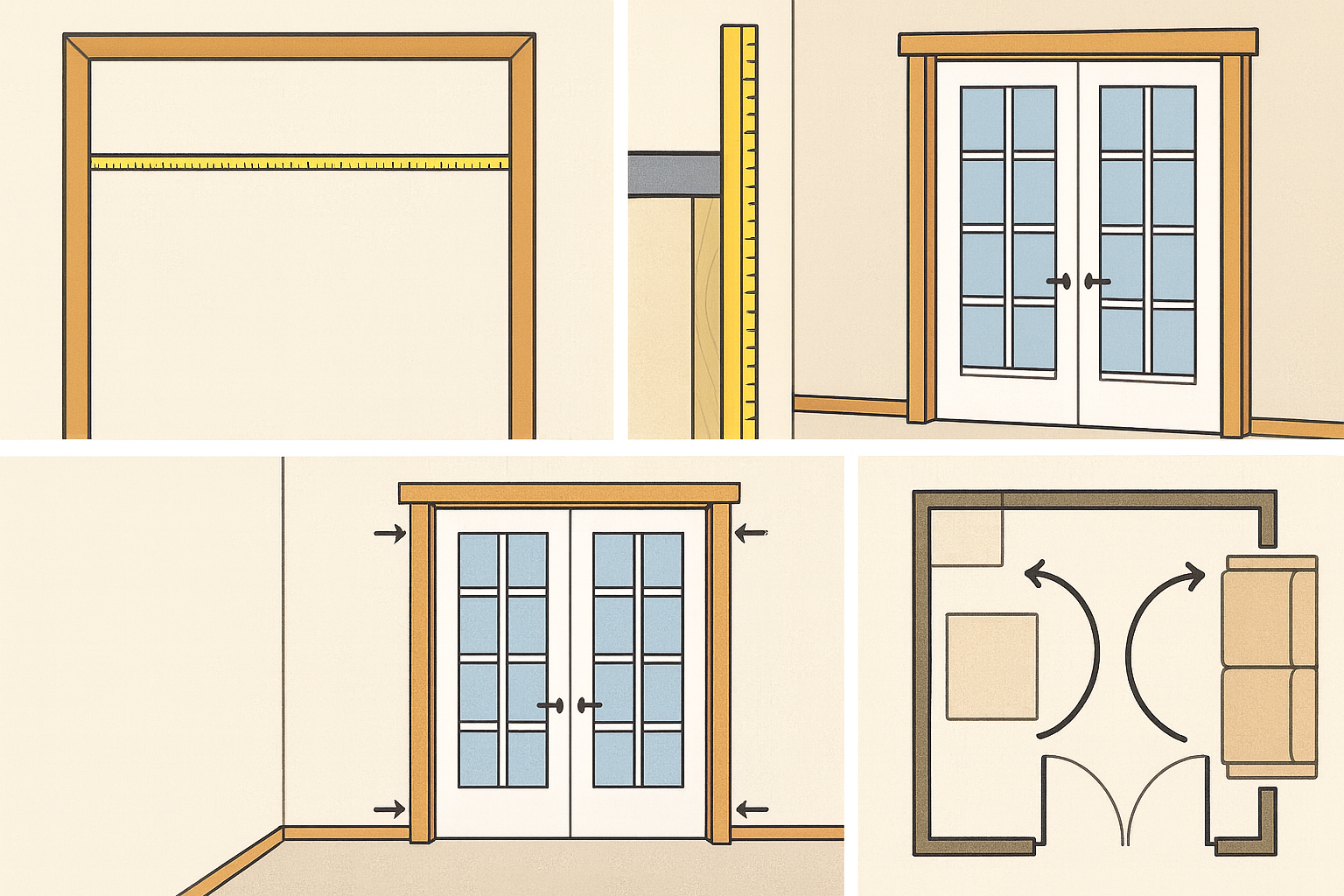 measuring for the perfect french door width