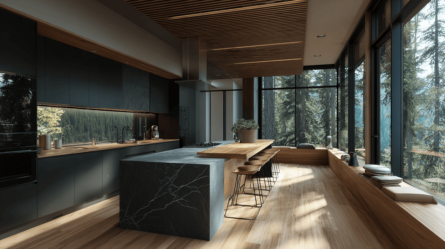 minimalist mountain kitchen designs