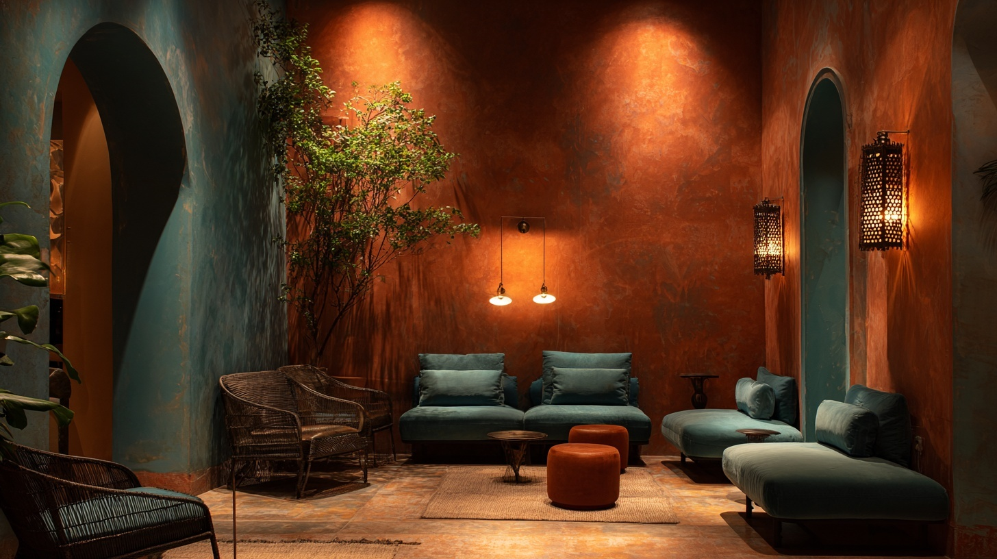 mix cozy and cool tones