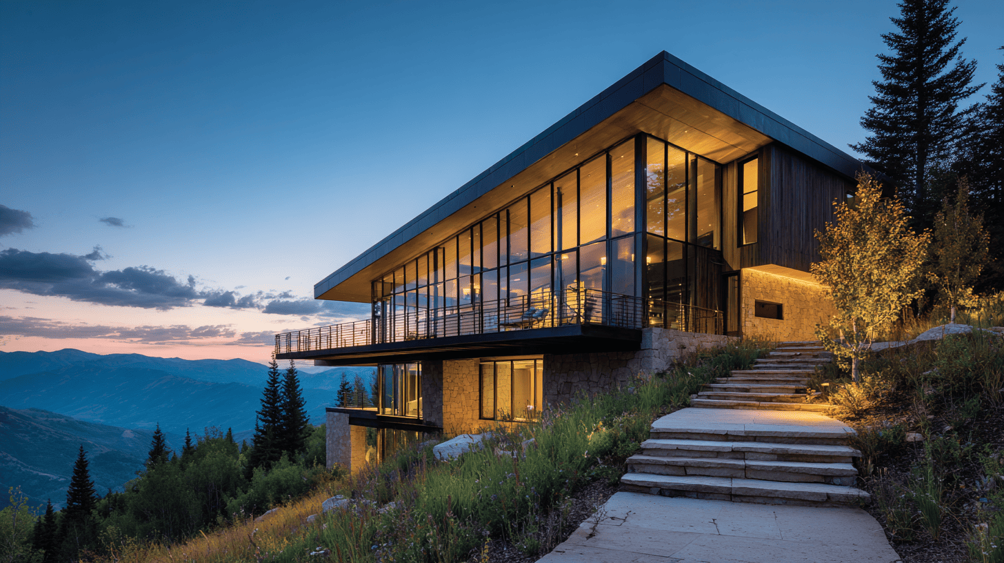 modern mountain homes