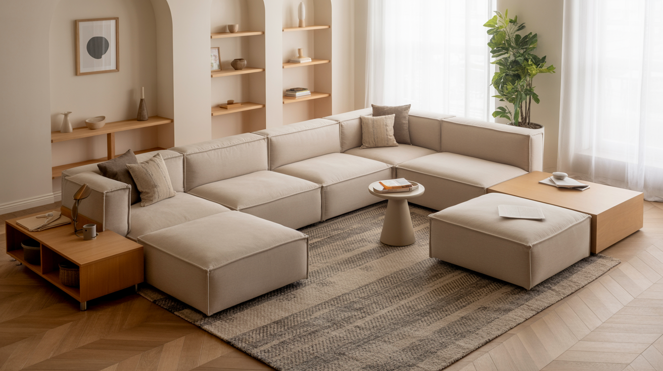 modular sofas offering customizable seating
