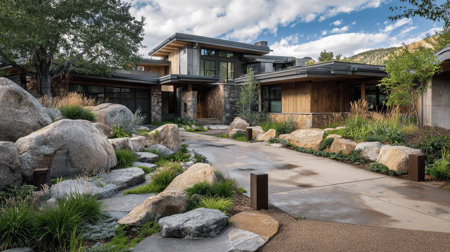 native mountain landscape design