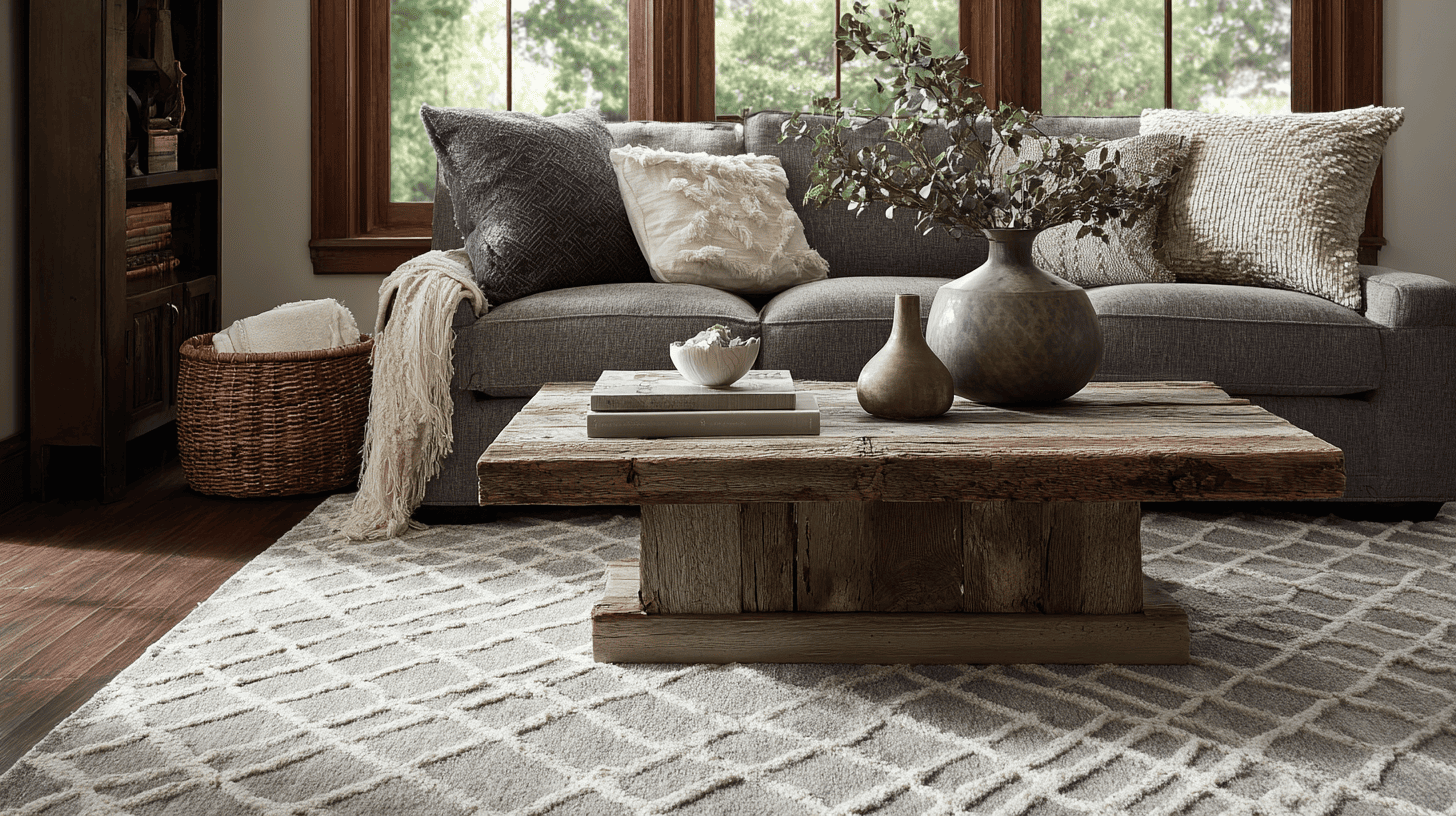 neutral geometric rugs