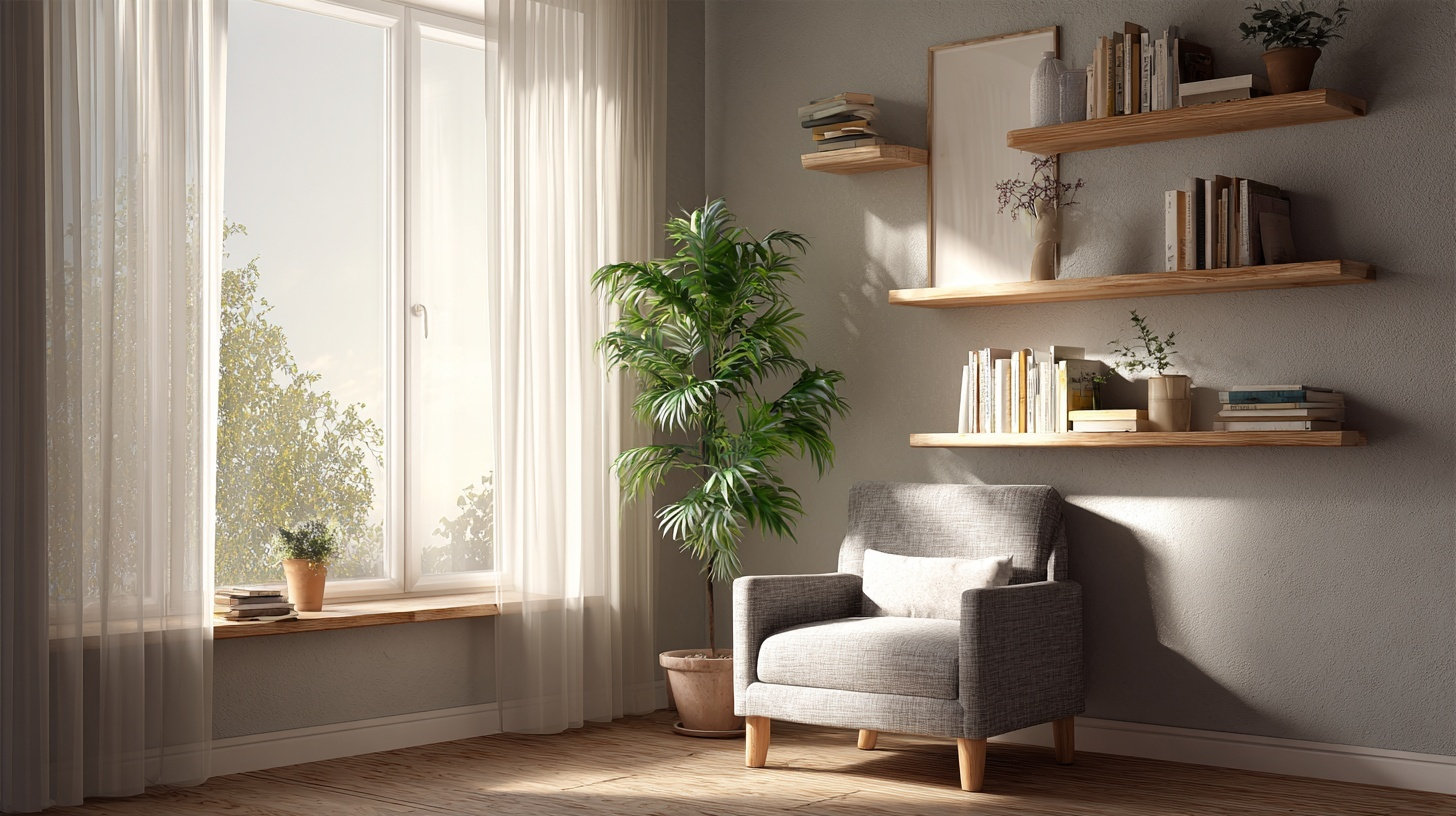 plant filled reading nooks