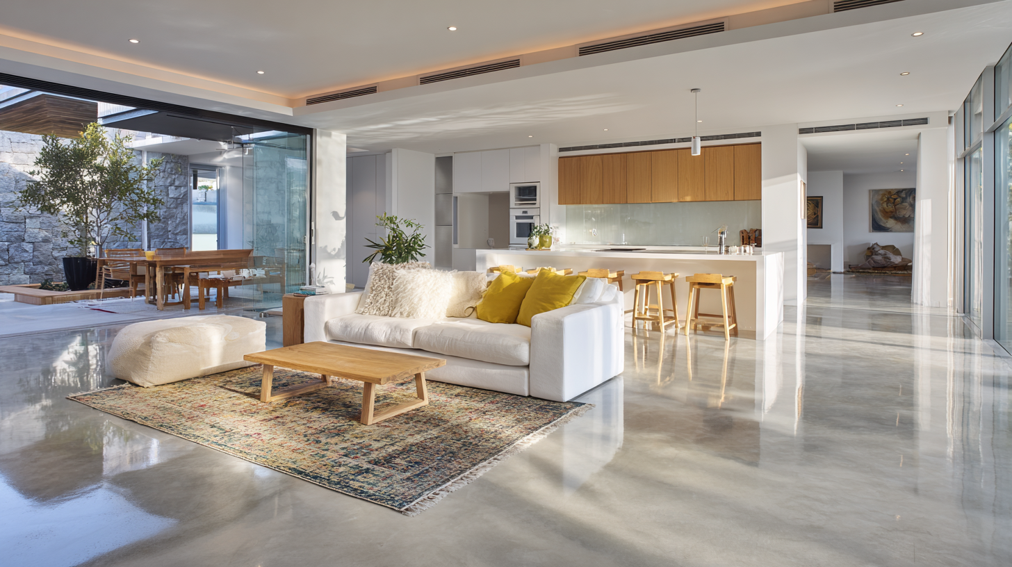 polished concrete floor foundation