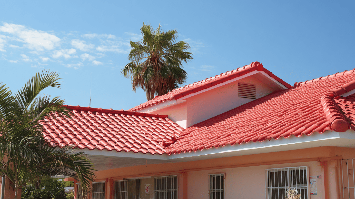 red clay terracotta roof tiles