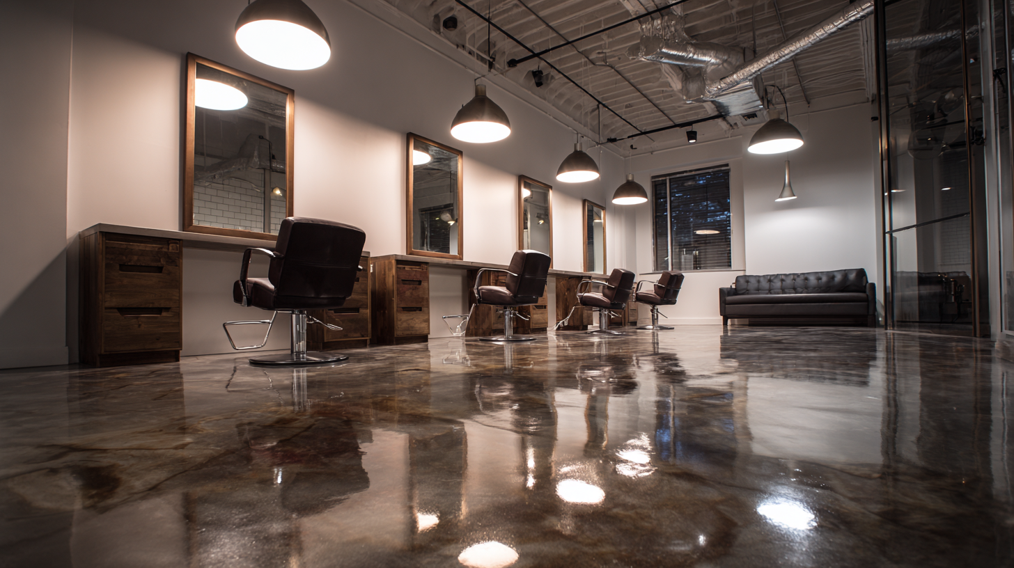 reflective flooring materials