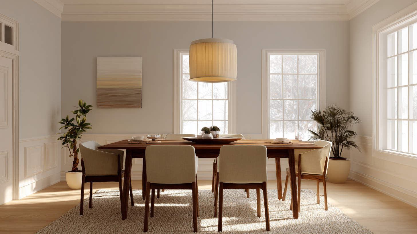 scandinavian dining areas