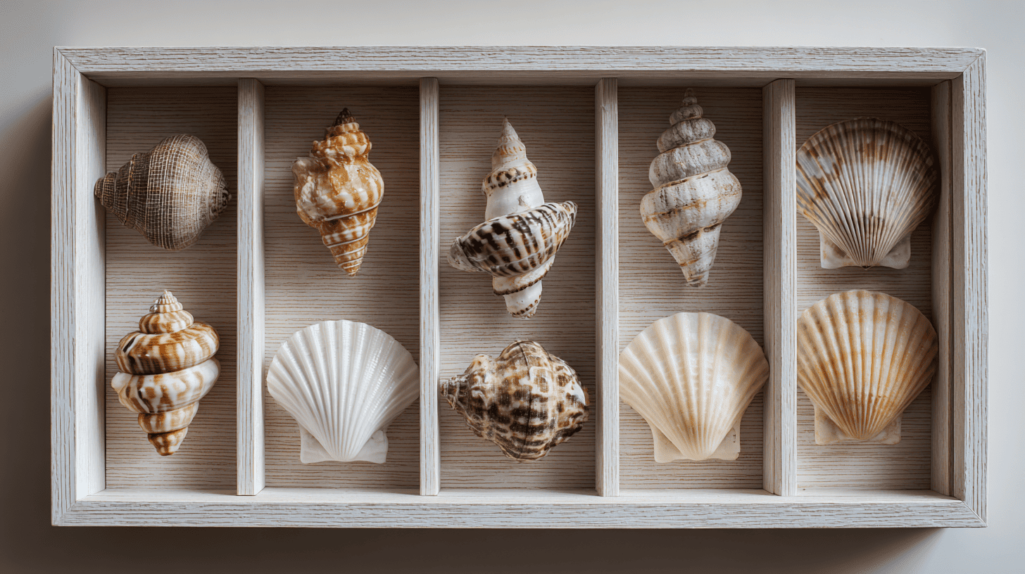 seashell and coral accessories