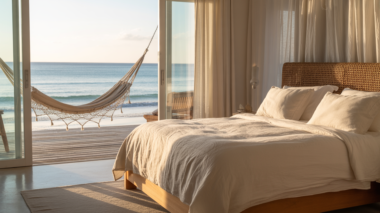 sliding doors opening to decks or patios