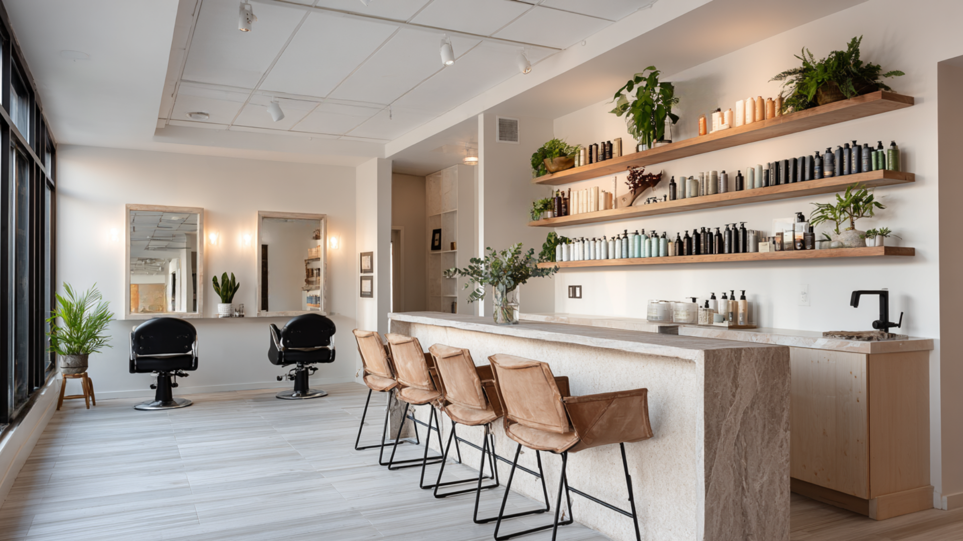 small salon interior design