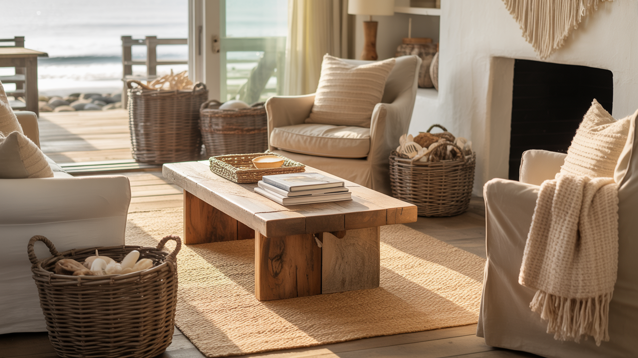 statement rugs and natural fiber textures