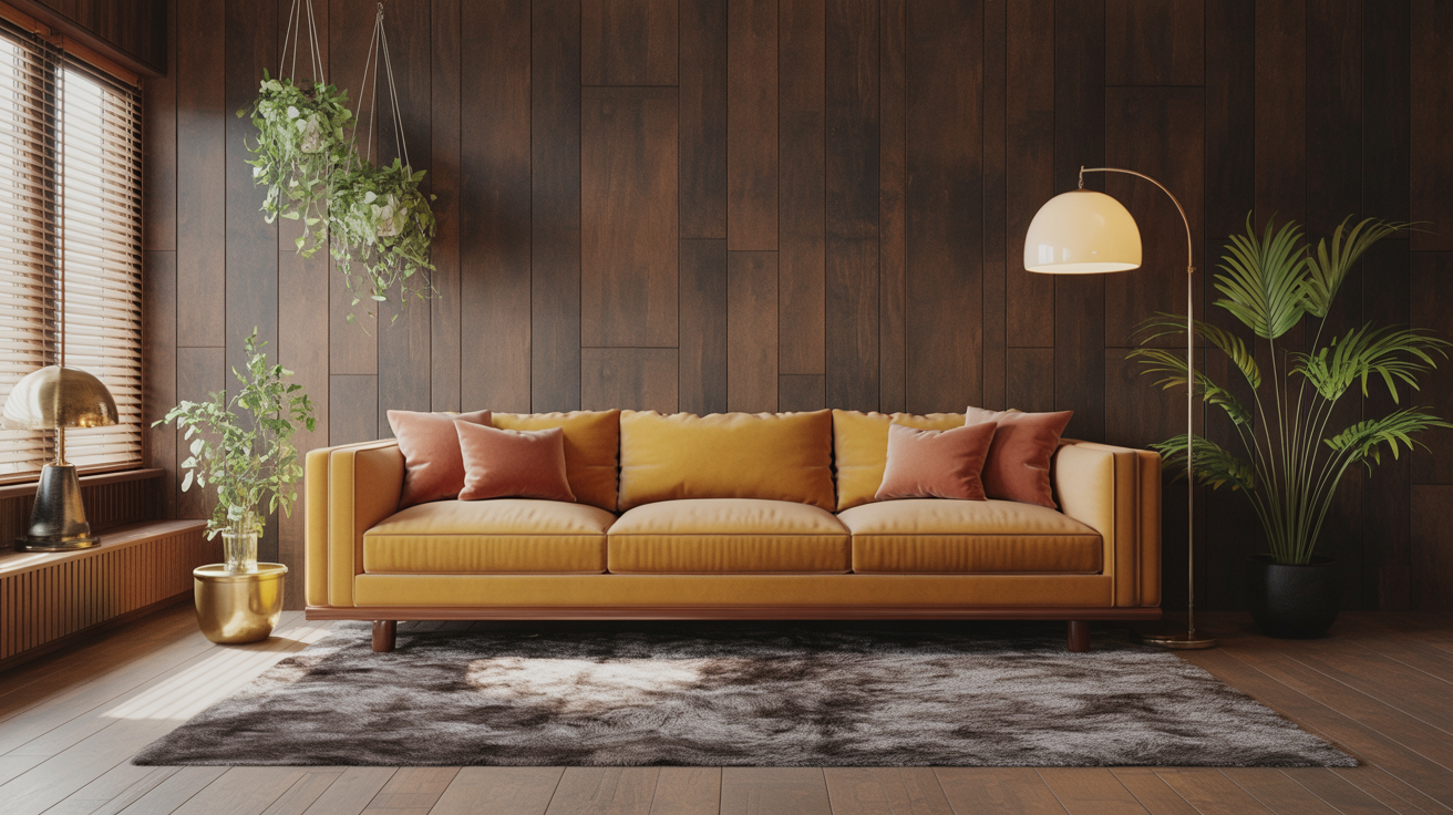 statement wood paneling