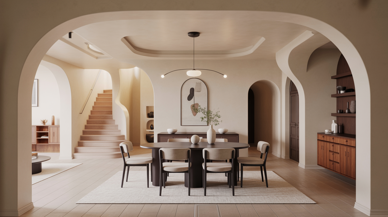 transition rhythm in interior design