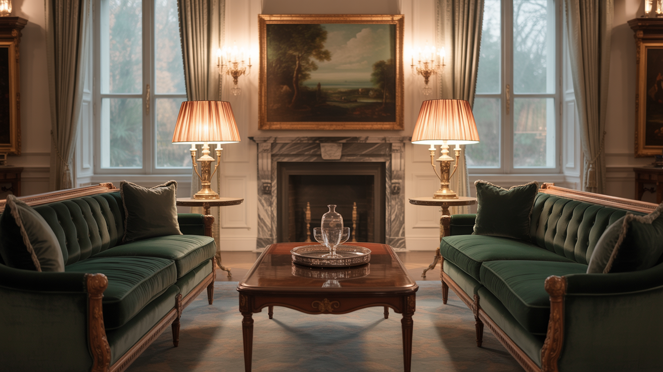 two sofas facing each other