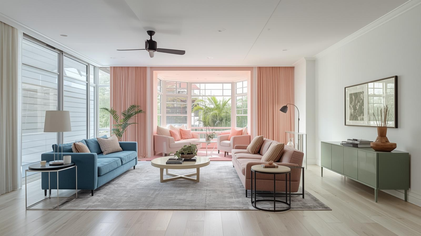 Create Color Blocking with Furniture